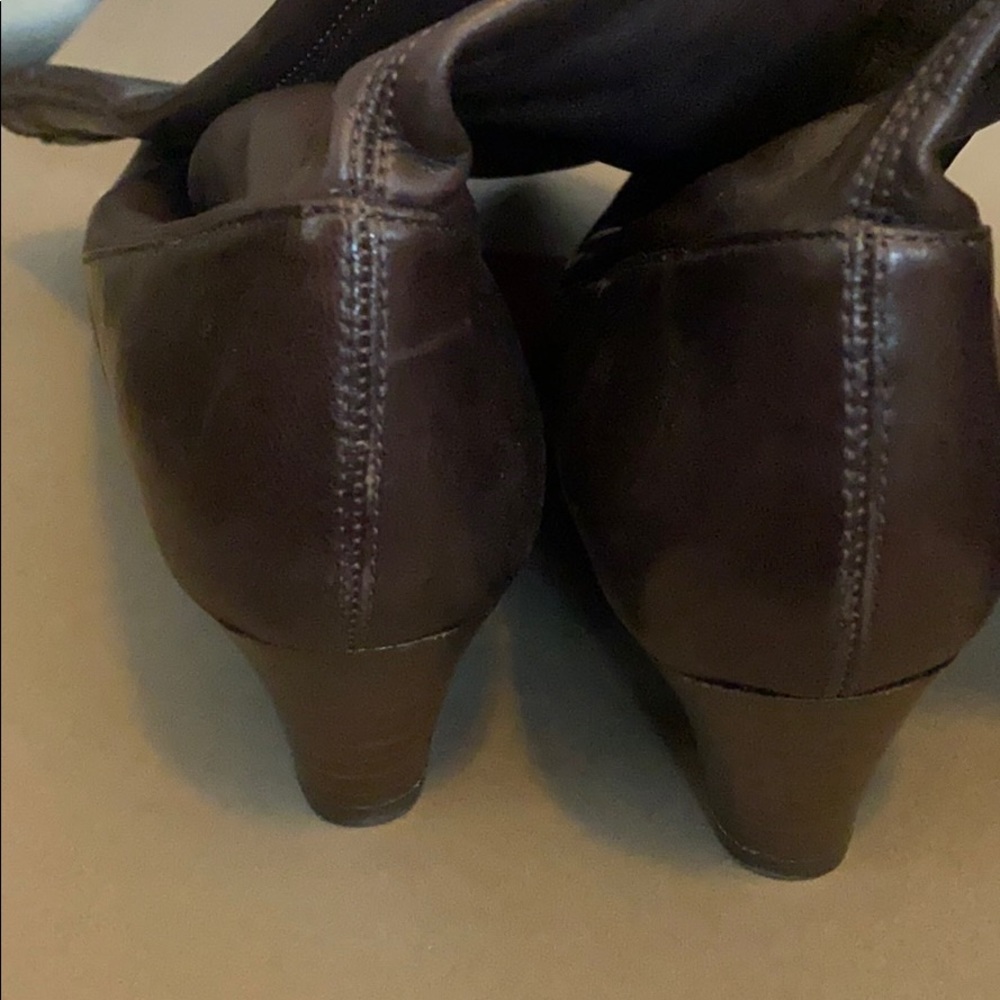 Cole Haan dark chocolate boots - Picture 6 of 8